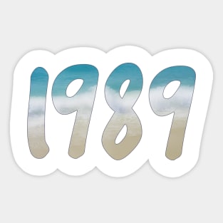 1989 Beach Sticker